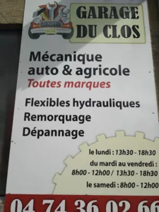 Garage du Clos – AutoFirst à Champdor-Corcelles