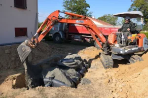 Terrassement assainissement empierrement Gorce Jean-Claude à Oradour-sur-Glane