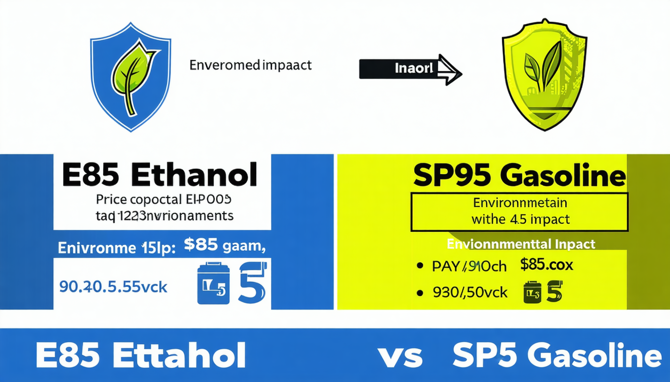 découvrez dans cet article une comparaison détaillée entre l'éthanol e85 et le sp95, en mettant en lumière les différences de prix et les avantages de chaque carburant. informez-vous sur les économies possibles et l'impact de votre choix sur l'environnement.