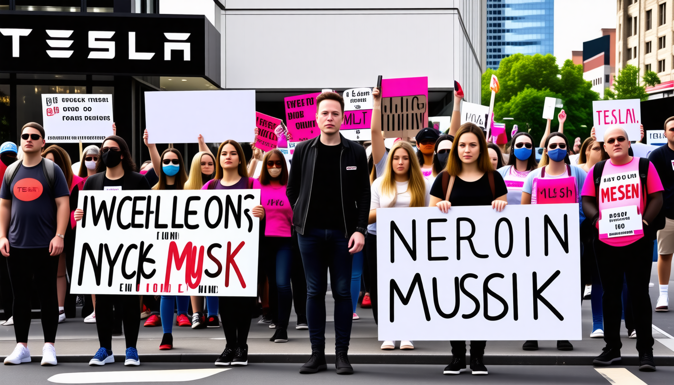 découvrez comment les actions de protestation anti-musk se multiplient devant les points de vente tesla aux états-unis, révélant des tensions croissantes autour des politiques et décisions du pdg d'tesla. analyse des motivations derrière ces manifestations et de leur impact sur la réputation de la marque.