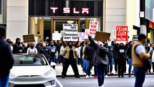 Une vague de contestation déferle sur New York alors que des manifestants expriment leur mécontentement face à la direction d’Elon Musk et de Tesla. Des appels au départ de Musk émergent lors d’une manifestation massive devant un magasin Tesla, mettant […]