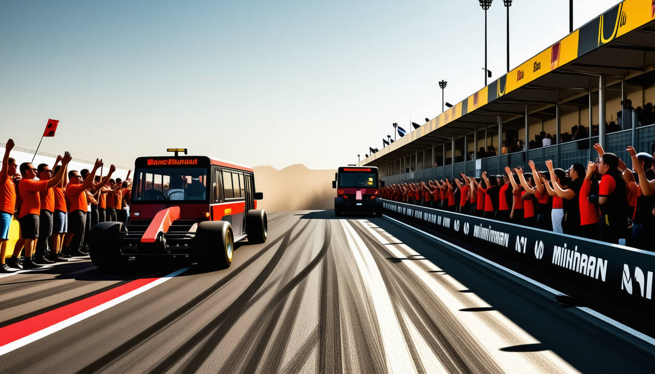 revivez le troisième jour des essais de pré-saison en f1 à bahreïn, marqué par un incident surprenant : un mini-bus interrompt la session, entraînant la sortie d'un drapeau rouge. découvrez tous les détails de cette journée palpitante et des performances des écuries.