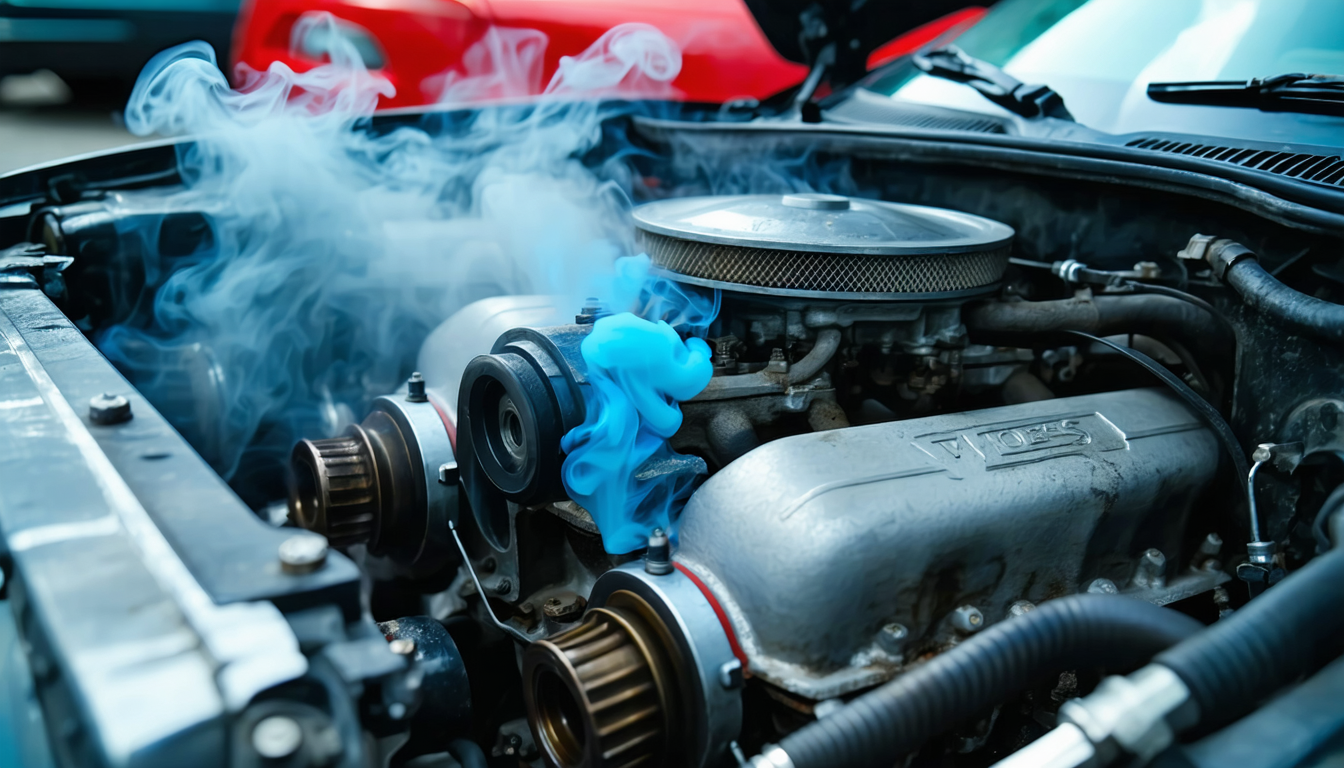 découvrez comment identifier la fumée bleutée à la décélération, un signe révélateur de soupapes usées, pour préserver la performance et la durabilité de votre moteur.