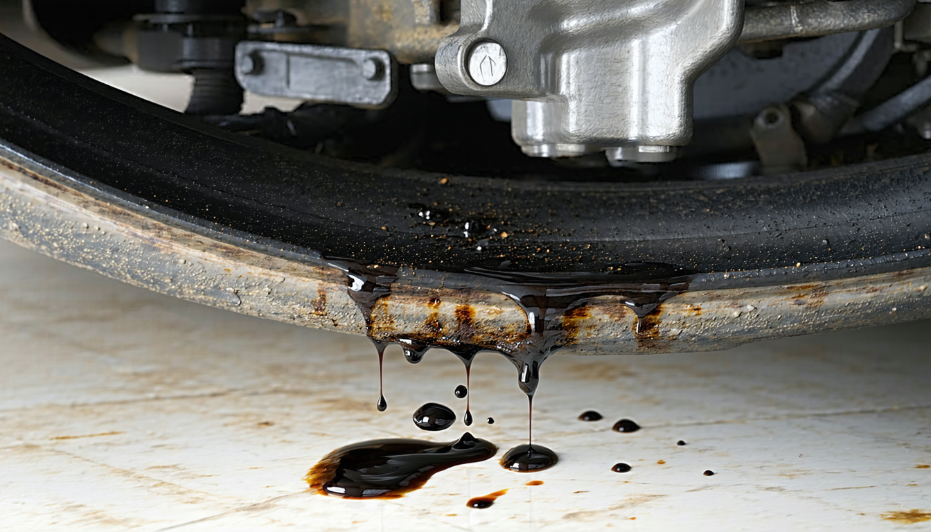 découvrez si les gouttes noires sous votre boîte de vitesses sont un signe de problème avec le joint spi primaire et apprenez quand il faut s'inquiéter et agir.