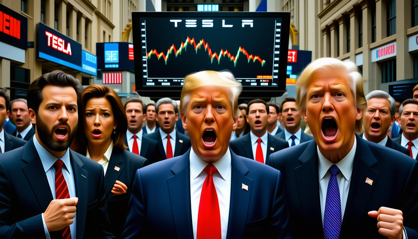 découvrez comment la valeur de tesla, l'entreprise emblématique de musk, a été divisée par deux sur wall street depuis l'élection de trump. analyse des facteurs économiques et des impacts sur le marché.