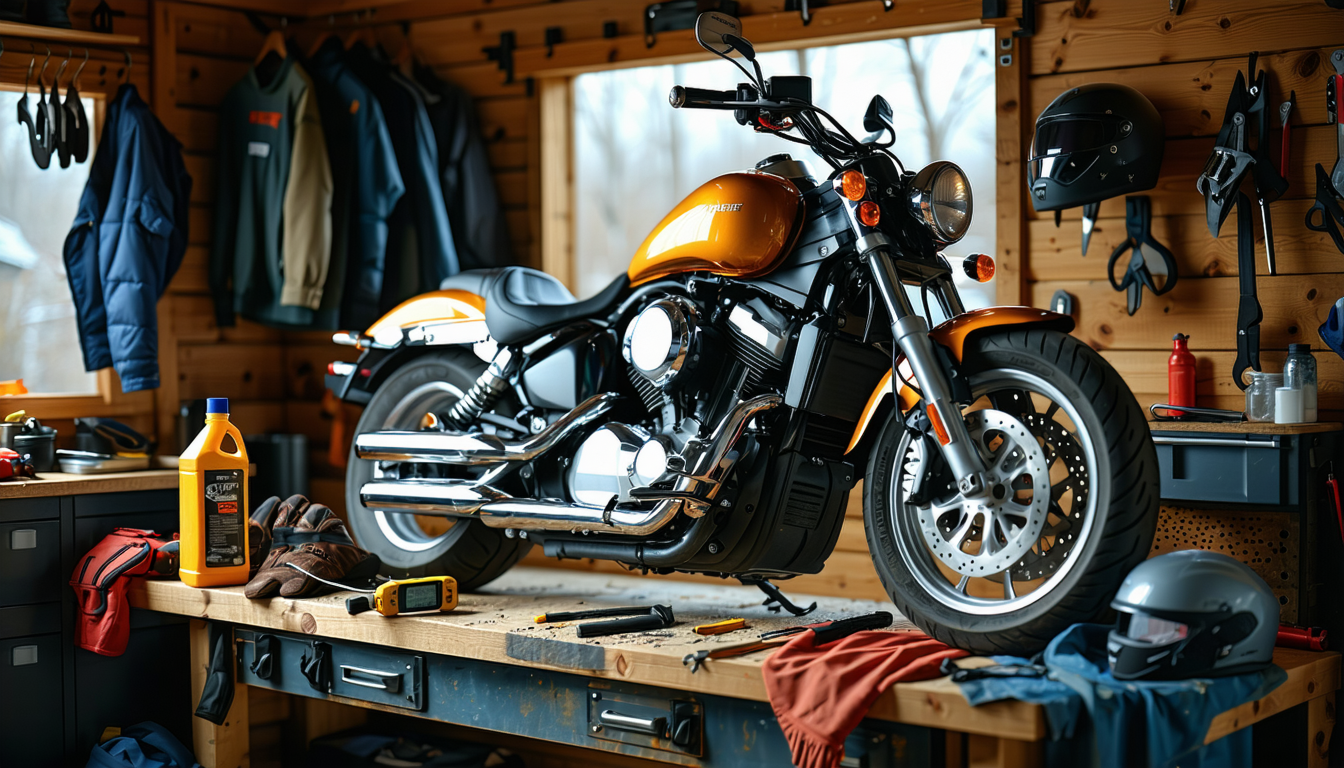 découvrez les étapes indispensables pour préparer votre moto à l'hiver. apprenez comment effectuer une révision complète afin d'assurer performance et sécurité durant la saison froide. ne laissez pas les conditions météorologiques vous surprendre, informez-vous sur les essentiels à vérifier pour une conduite sereine.