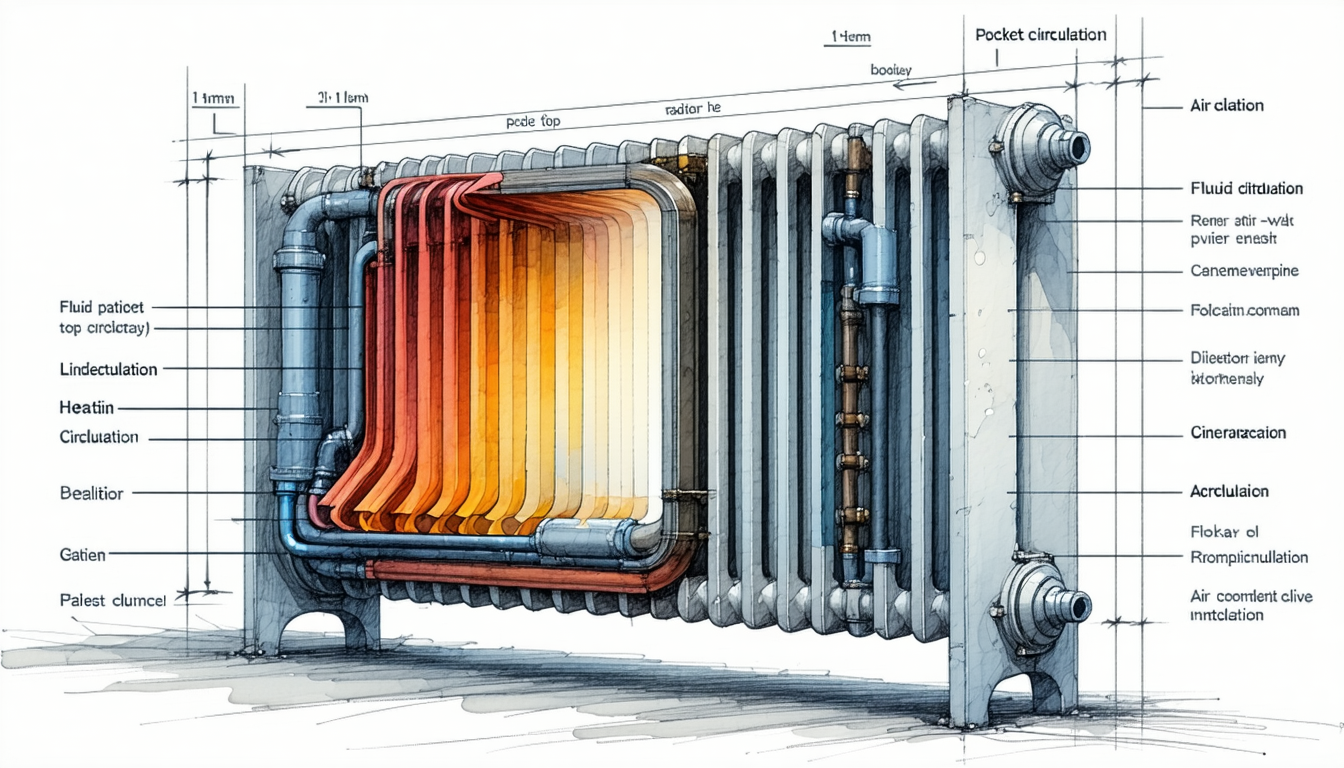 découvrez comment fonctionne la circulation du fluide dans un radiateur avec froid en haut et chaud en bas, pour optimiser votre chauffage et comprendre les principes thermiques.