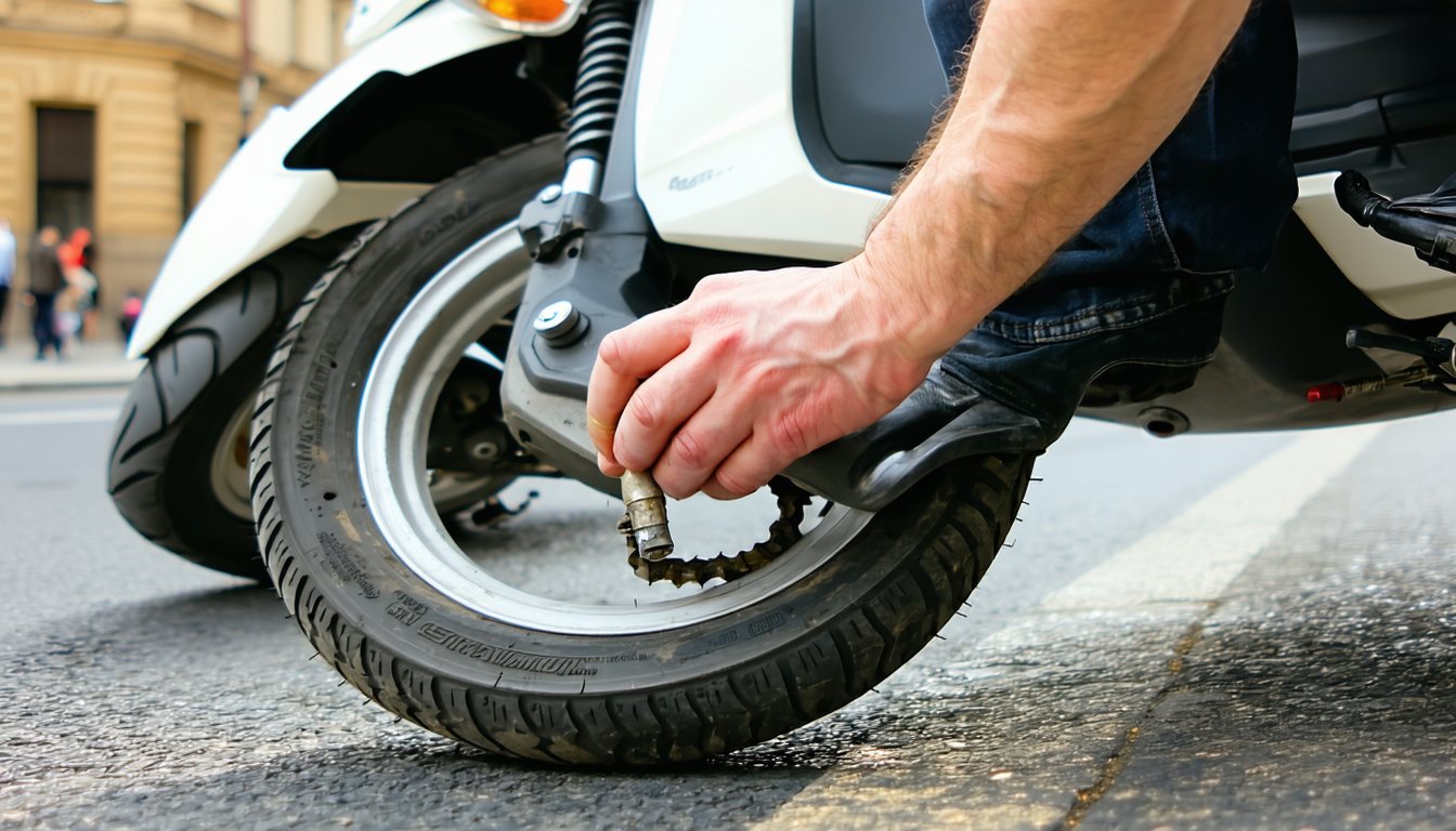 apprenez à réparer une crevaison sur votre scooter grâce à notre guide pratique. découvrez les kits essentiels et les solutions adaptées pour un dépannage rapide et efficace, afin de reprendre la route en toute sécurité.