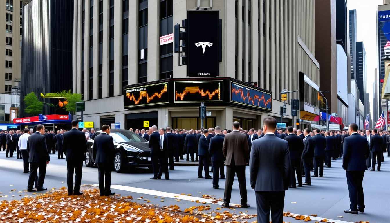 découvrez comment tesla inc. fait face à un retournement sur wall street, effaçant ses bénéfices accumulés depuis l'élection de trump. analyse des facteurs économiques et des impacts sur l'avenir de l'entreprise.