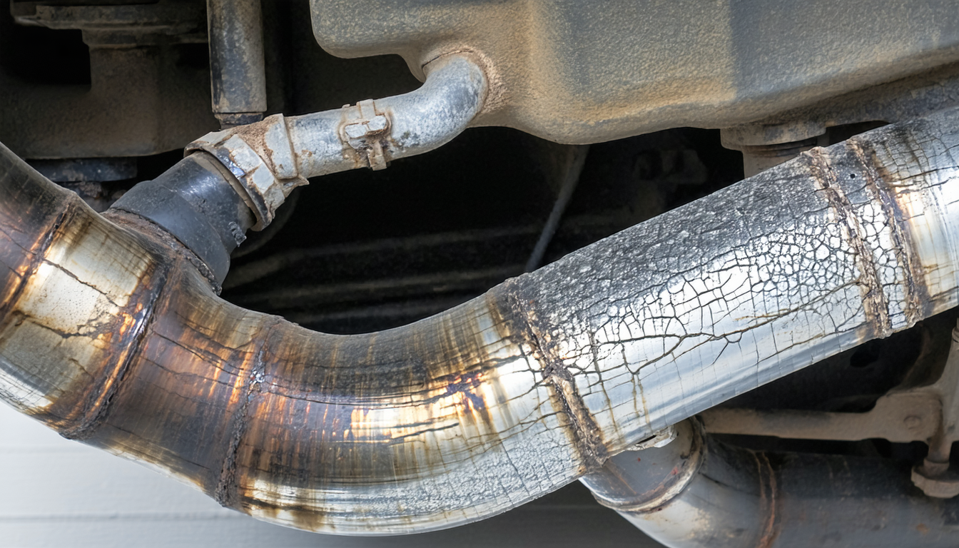 découvrez comment identifier rapidement une fuite de gaz sous le collecteur d’échappement grâce aux traces de suie et évitez les risques avant qu'il ne soit trop tard.