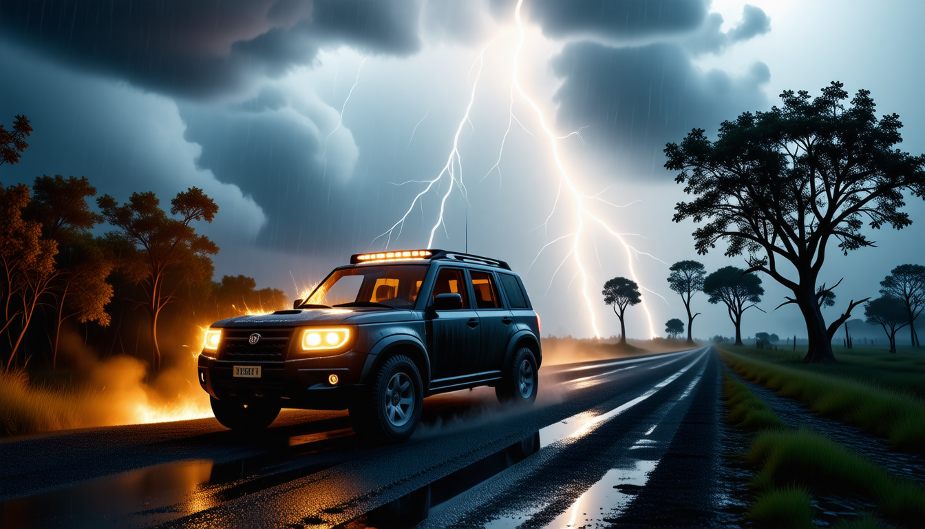 découvrez l'incroyable histoire d'un suv touché par la foudre à trois reprises et comment il a retrouvé un état normal contre toute attente. un récit surprenant sur la puissance de la nature et la résilience de la technologie automobile.
