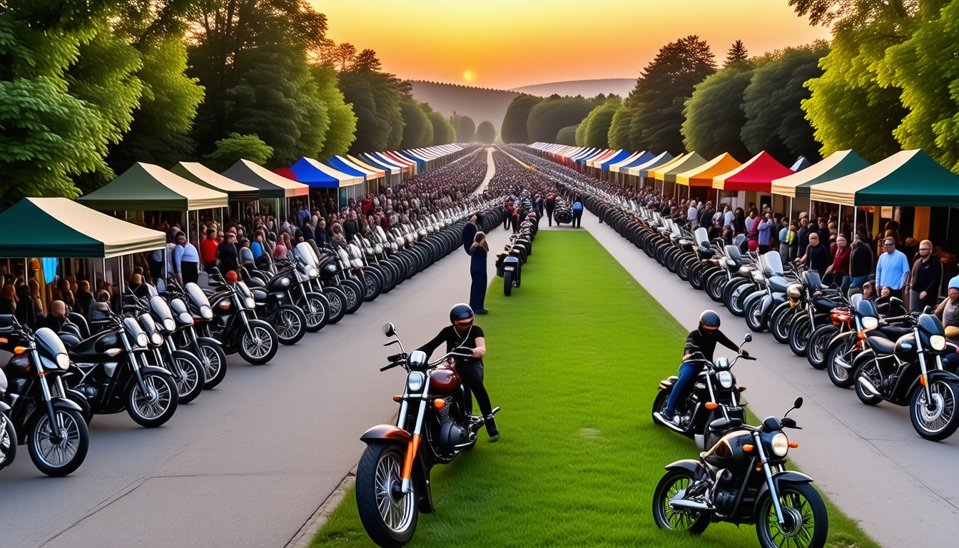découvrez le plus grand village moto d'europe, situé à seulement 10 minutes de lyon. un espace unique dédié aux passionnés de moto, où vous pourrez explorer, échanger et vivre votre passion au cœur d'une communauté dynamique.
