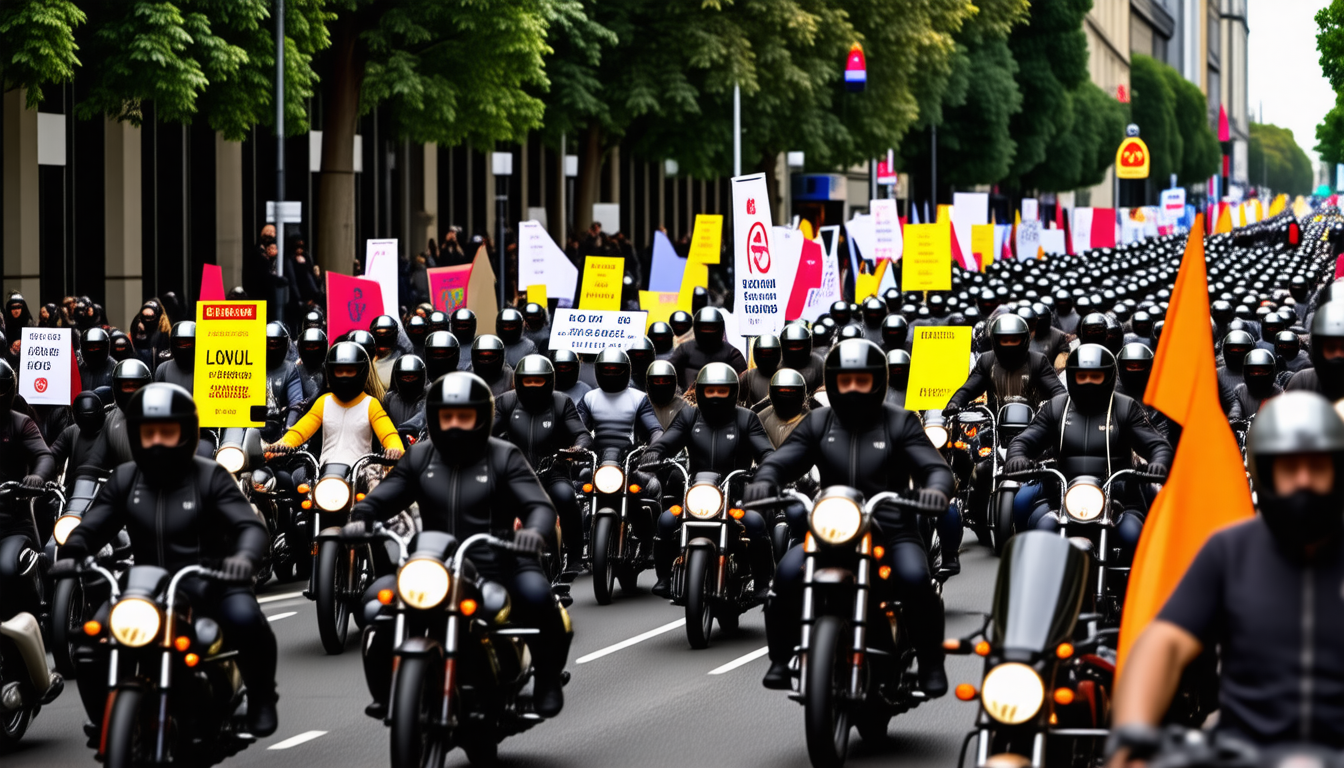 découvrez comment un rassemblement de motards s'oppose aux zones à faibles émissions, tout en mettant en lumière la surprenante similitude de la vignette entre une porsche cayenne et une peugeot 208. un sujet qui soulève des questions sur l'éthique et l'égalité dans la réglementation automobile.